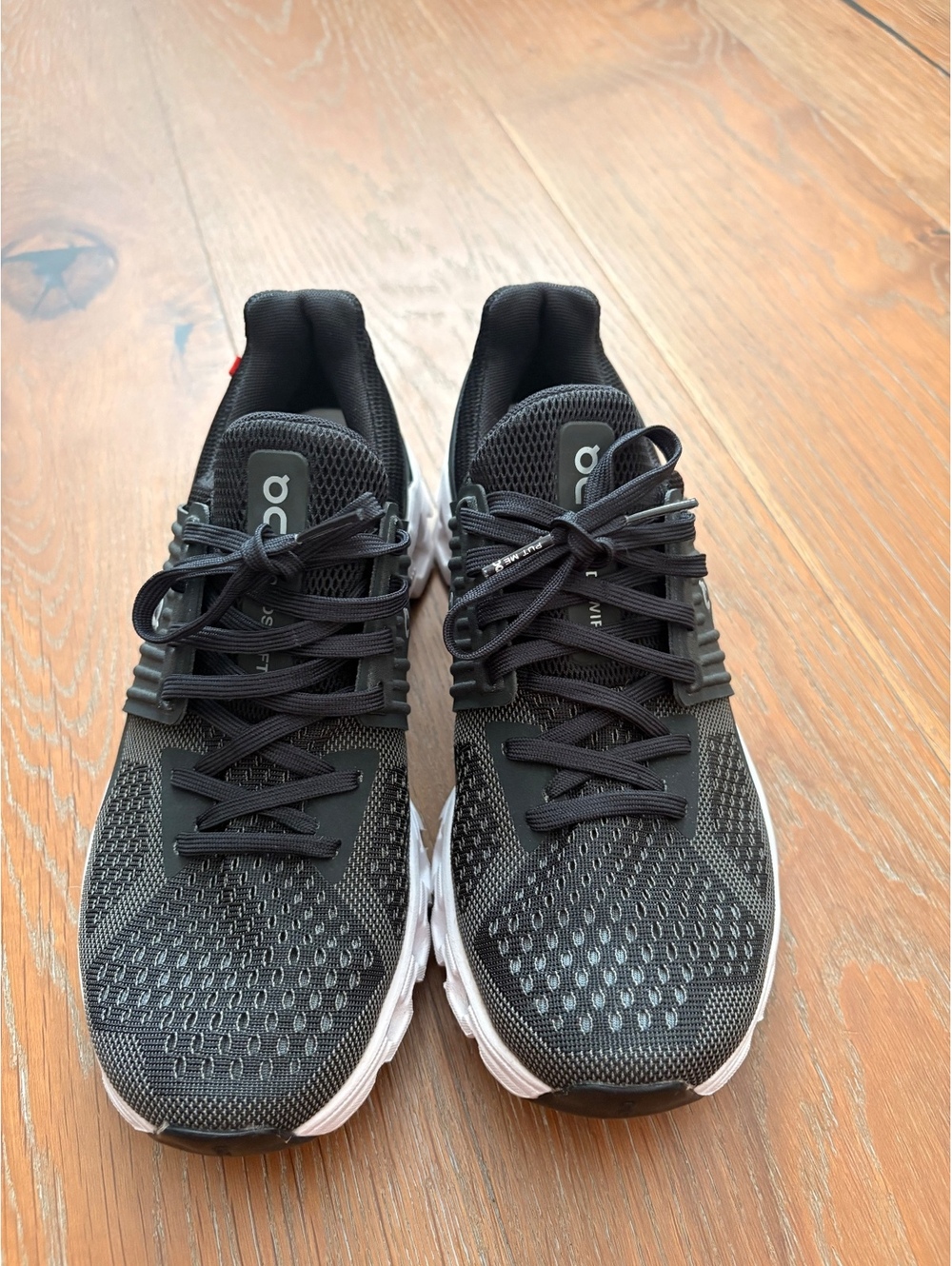 On Running Black Athletic Sneakers Lightweight Breathable Mesh US 7.5